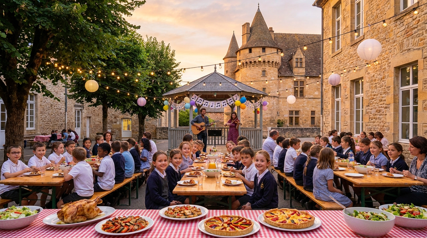 découvrez comment la fête de la musique à figeac a émerveillé les papilles au restaurant scolaire avec une ambiance festive et des saveurs délicieuses.