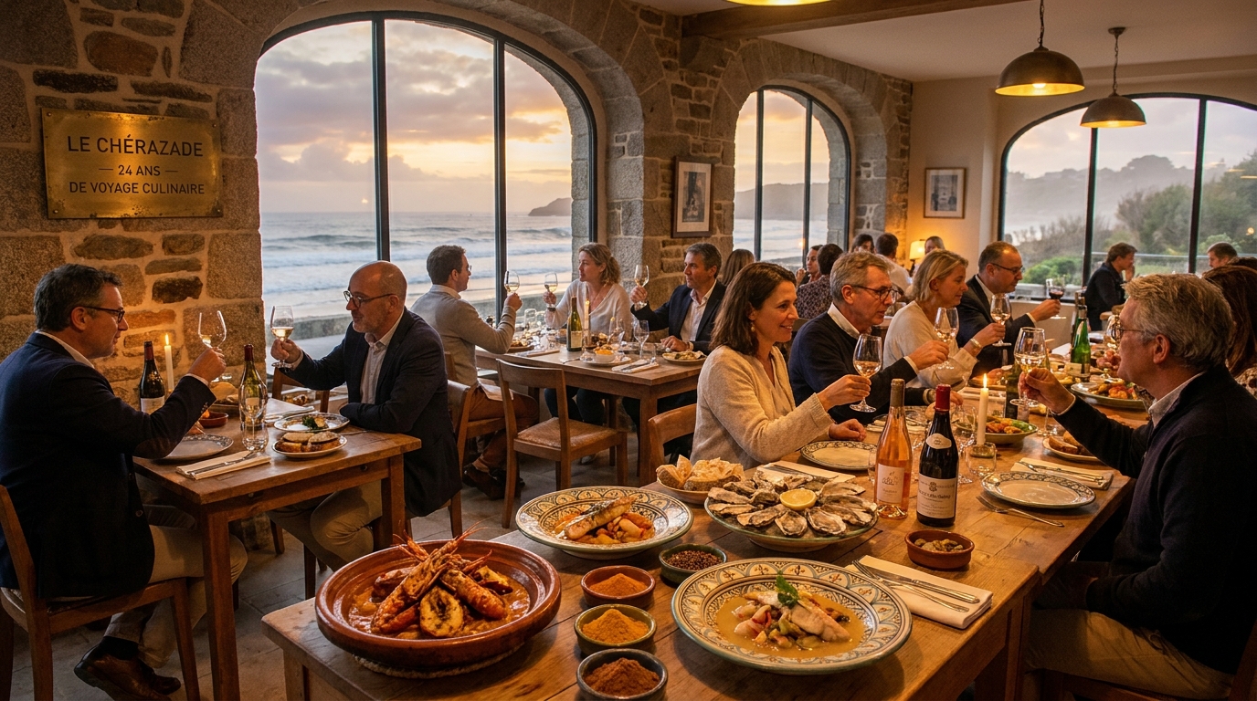 découvrez le chérazade dans le morbihan, un lieu d'évasion gustative depuis 24 ans, alliant saveurs uniques et ambiance chaleureuse bien au-delà d'un simple restaurant.