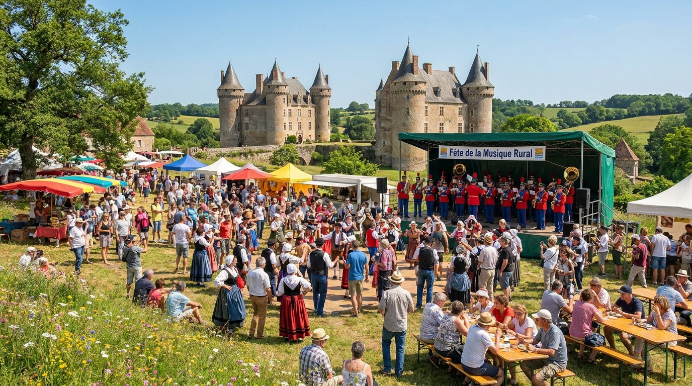 découvrez les sorties du week-end des 27 : festivals, visites de châteaux et fanfares à ne pas manquer dans nos départements pour un week-end animé et culturel.