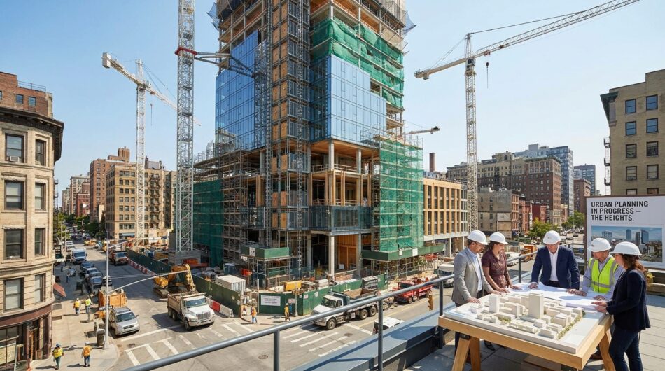 découvrez ce projet immobilier d'envergure comprenant 190 logements sur dix-sept étages, un restaurant et 5 000 m² de bureaux, alliant modernité et confort en plein développement.