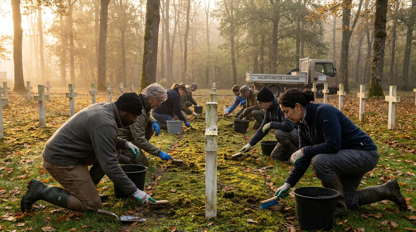découvrez comment le souvenir français en argonne restaure les tombes des soldats, honorant leur sacrifice essentiel à notre histoire.