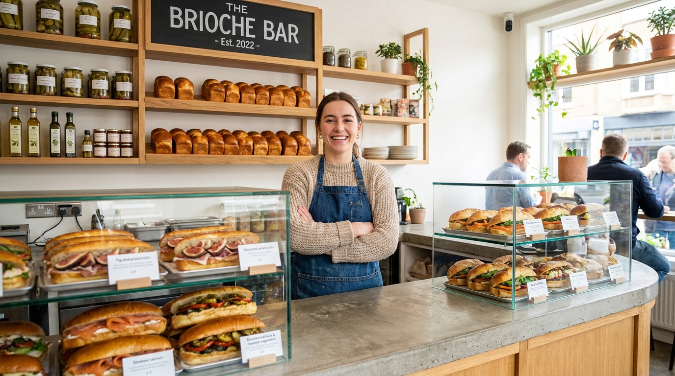 à 25 ans, elle concrétise son rêve en lançant une sandwicherie innovante mettant la brioche à l'honneur, alliant créativité et saveurs uniques pour une expérience gourmande inédite.