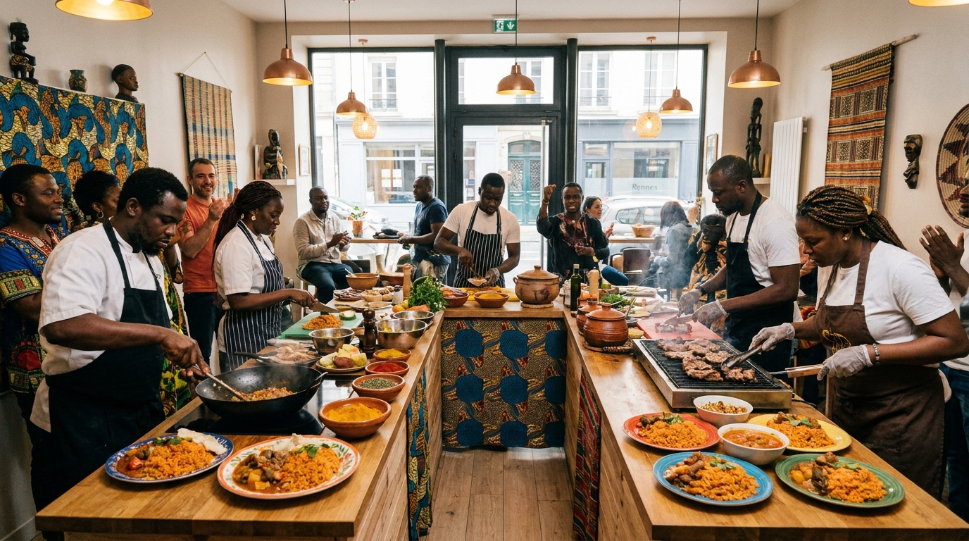 découvrez le nouveau restaurant de cuisine africaine à rennes qui organise un concours culinaire unique pour révéler les talents locaux. participez et faites briller votre passion pour la cuisine africaine !