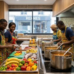 à rennes, découvrez un nouveau restaurant de cuisine africaine qui organise un concours culinaire pour révéler de jeunes talents et célébrer la richesse des saveurs africaines.
