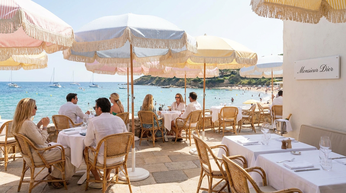 découvrez comment un chef triplement étoilé révolutionne la cuisine de la riviera à saint-tropez, au cœur du prestigieux monsieur dior.