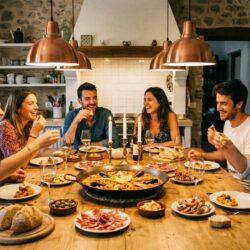 plongez dans l'art de la paëlla parfaite avec le chef diego alary. découvrez les secrets et techniques en cuisine avant le service dans une immersion unique.