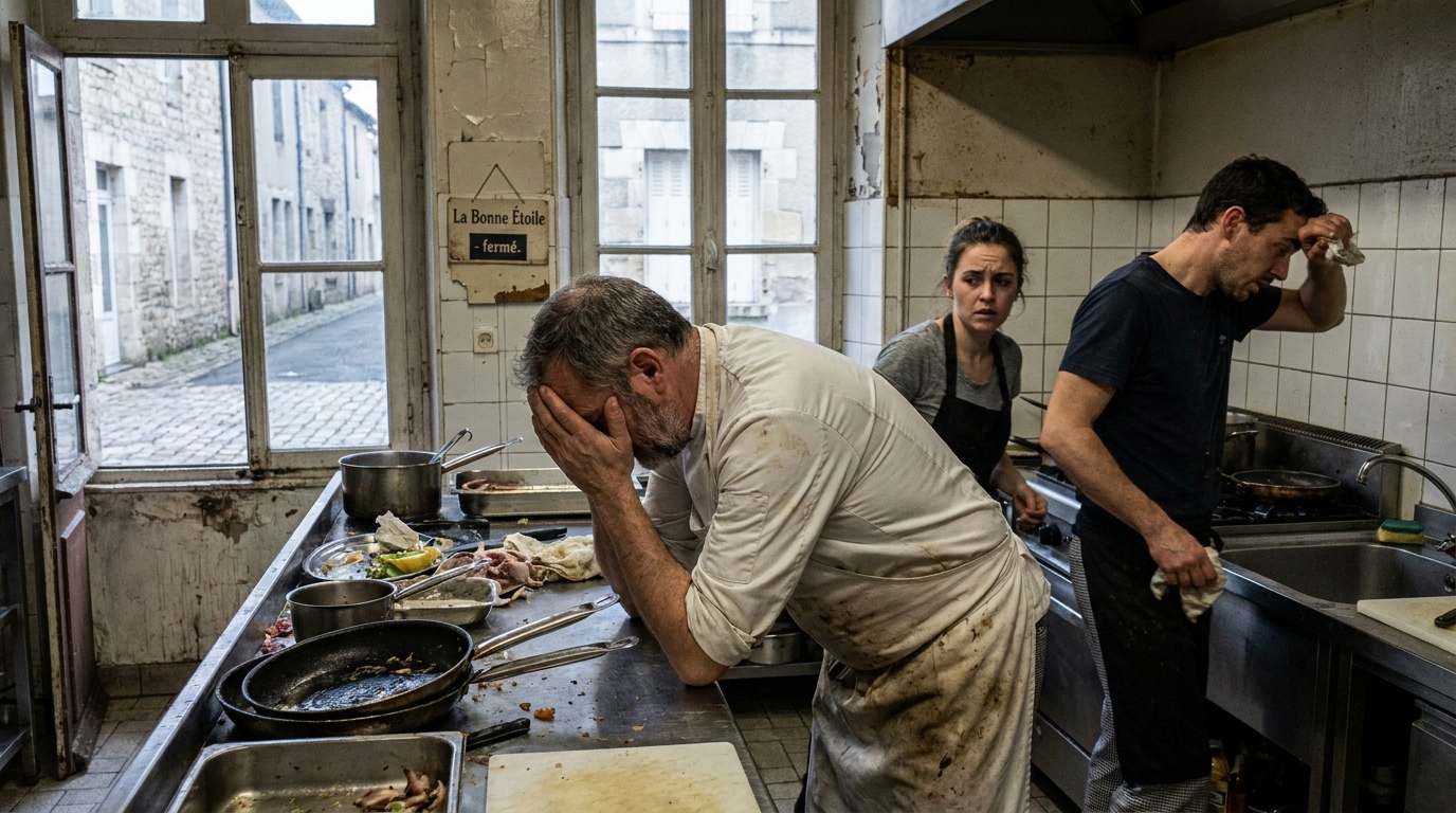 découvrez comment la tentative de sauvetage du restaurant de jérôme à tonnay-charente dans cauchemar en cuisine a malheureusement échoué, entraînant la fermeture définitive de l'établissement.