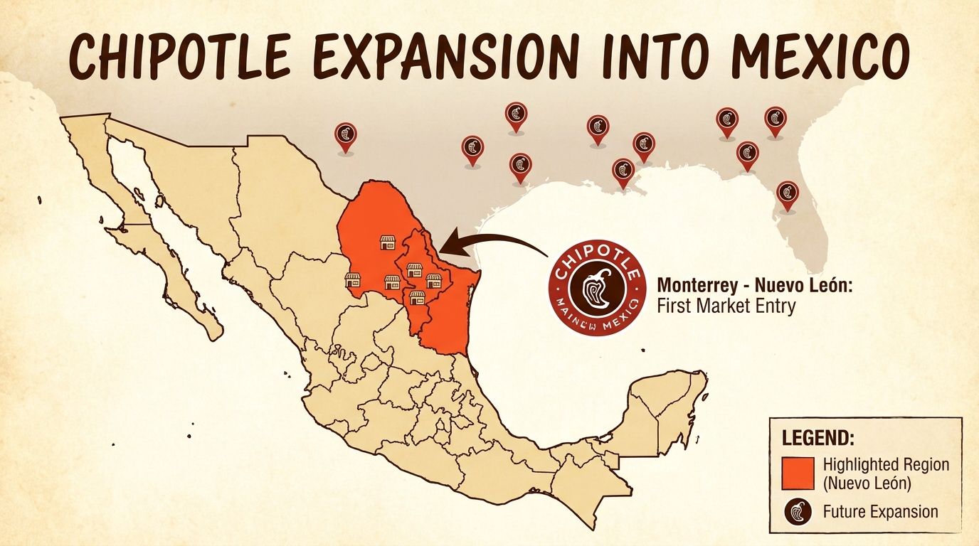 chipotle arrive au mexique avec l'ouverture de son premier restaurant local, apportant sa célèbre chaîne américaine de burritos directement au cœur de sa terre d'origine.