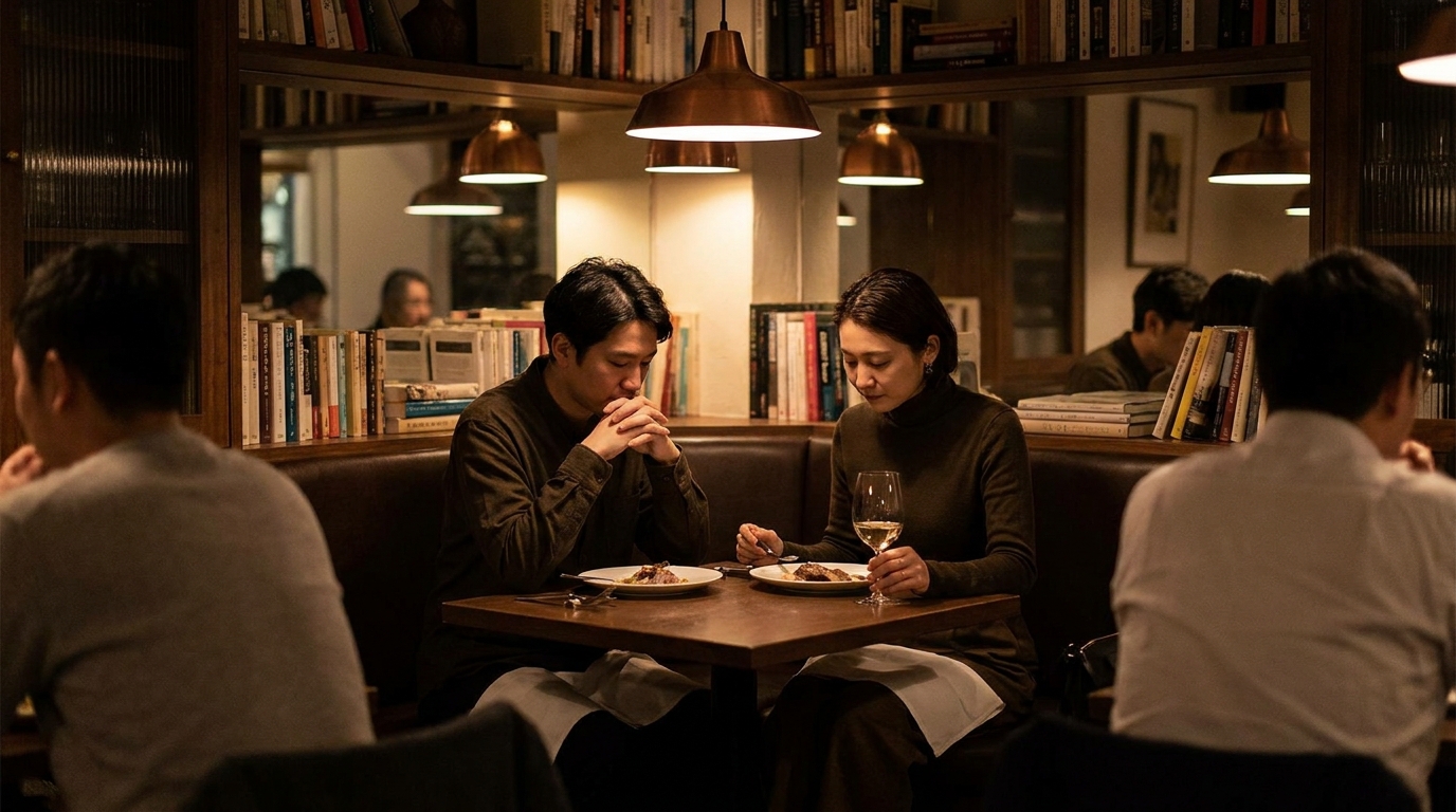 découvrez ce que signifie ce silence étrange entre vous et votre partenaire au restaurant : un signe rassurant ou un secret inquiétant qui se cache derrière.
