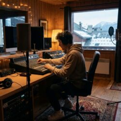 découvrez jérémy gangi, nouveau visage de grenoble, qui passe de la cuisine familiale au studio d'enregistrement avec son single captivant 'drama king'.