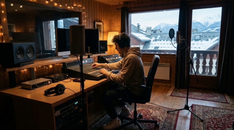 découvrez jérémy gangi, nouveau visage de grenoble, qui passe de la cuisine familiale au studio d'enregistrement avec son single captivant 'drama king'.
