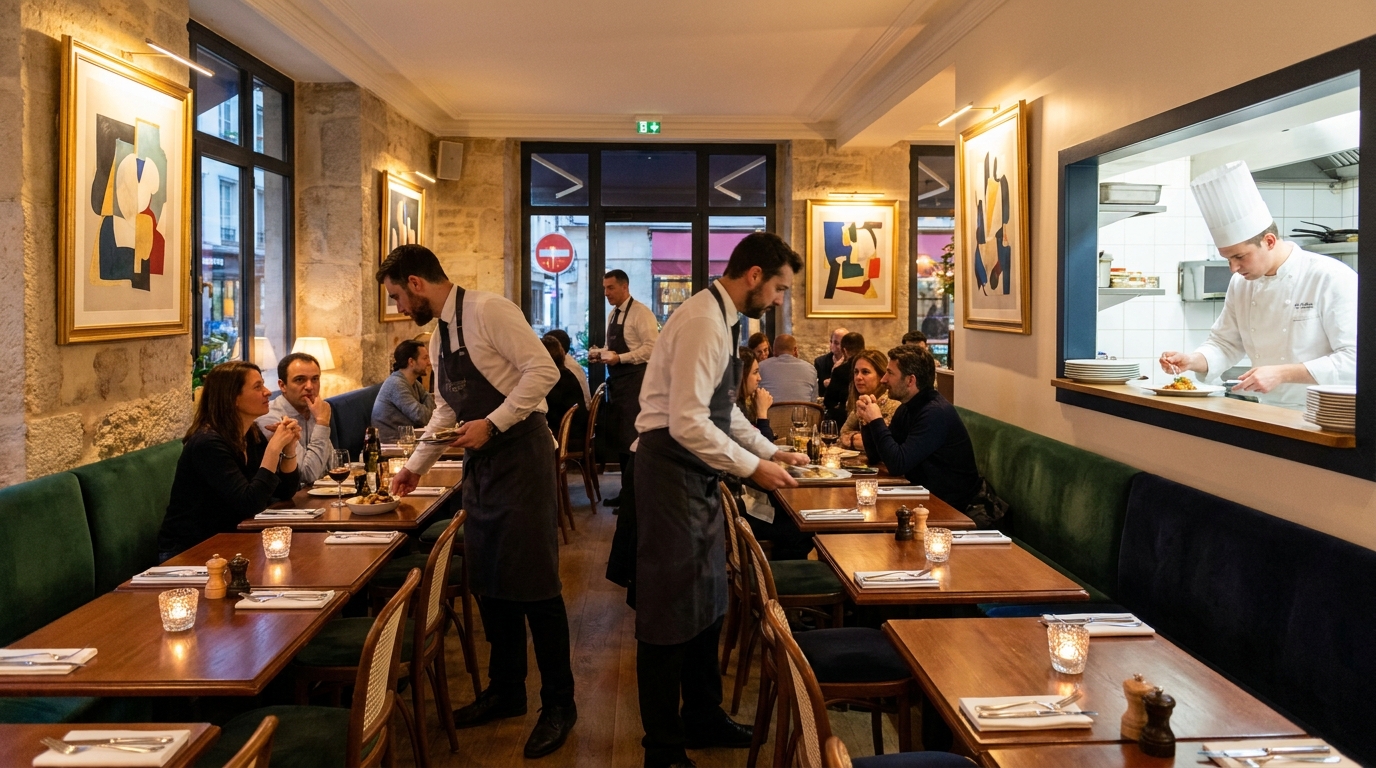 découvrez le nouveau bistro d'exception du chef ayant cuisiné pour des milliardaires, alliant haute gastronomie et saveurs accessibles pour une expérience culinaire unique.