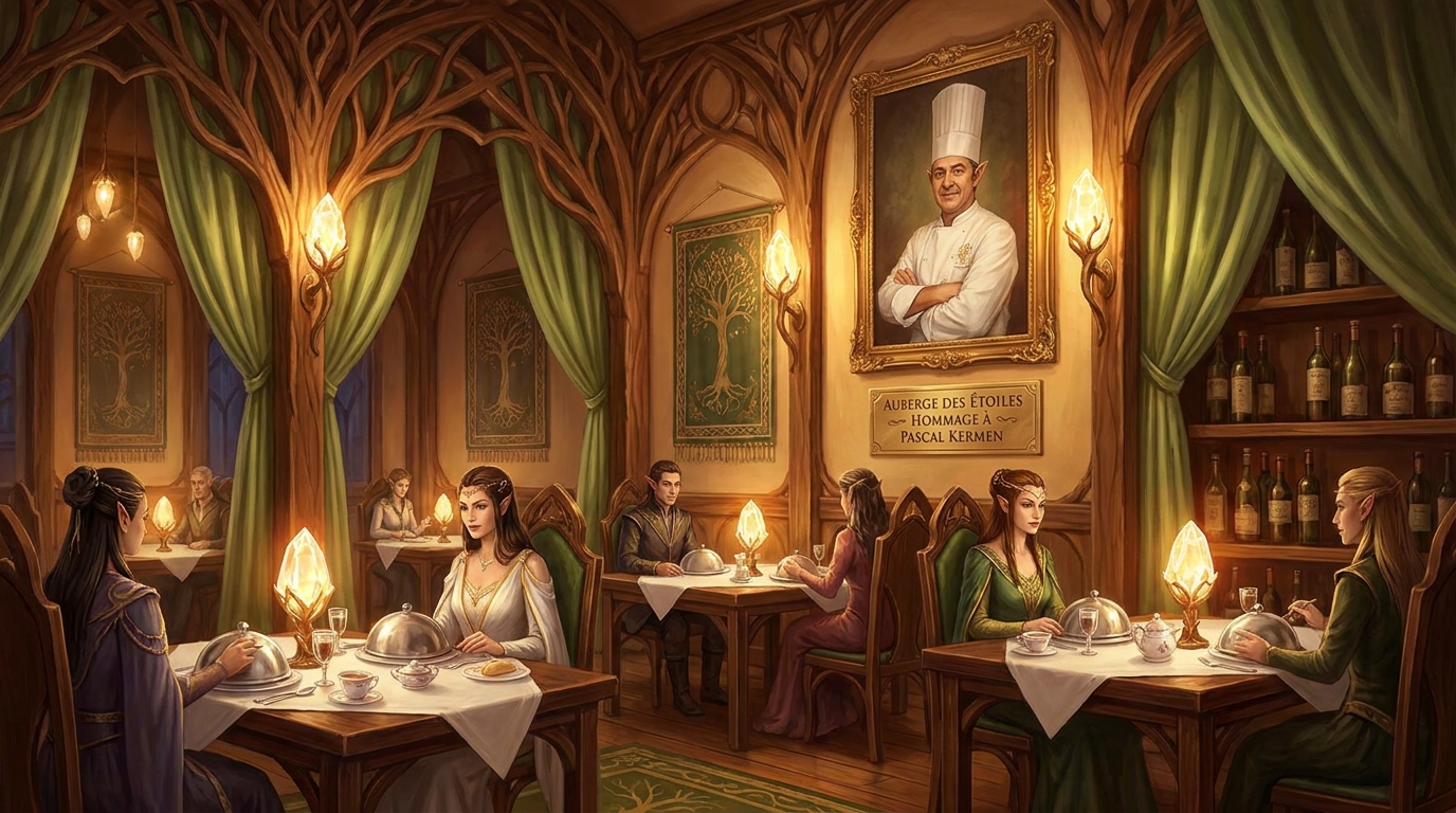 annonce du décès de pascal kermen, maître restaurateur emblématique du lion d'or à elven, hommage à son parcours et à sa passion pour la gastronomie.