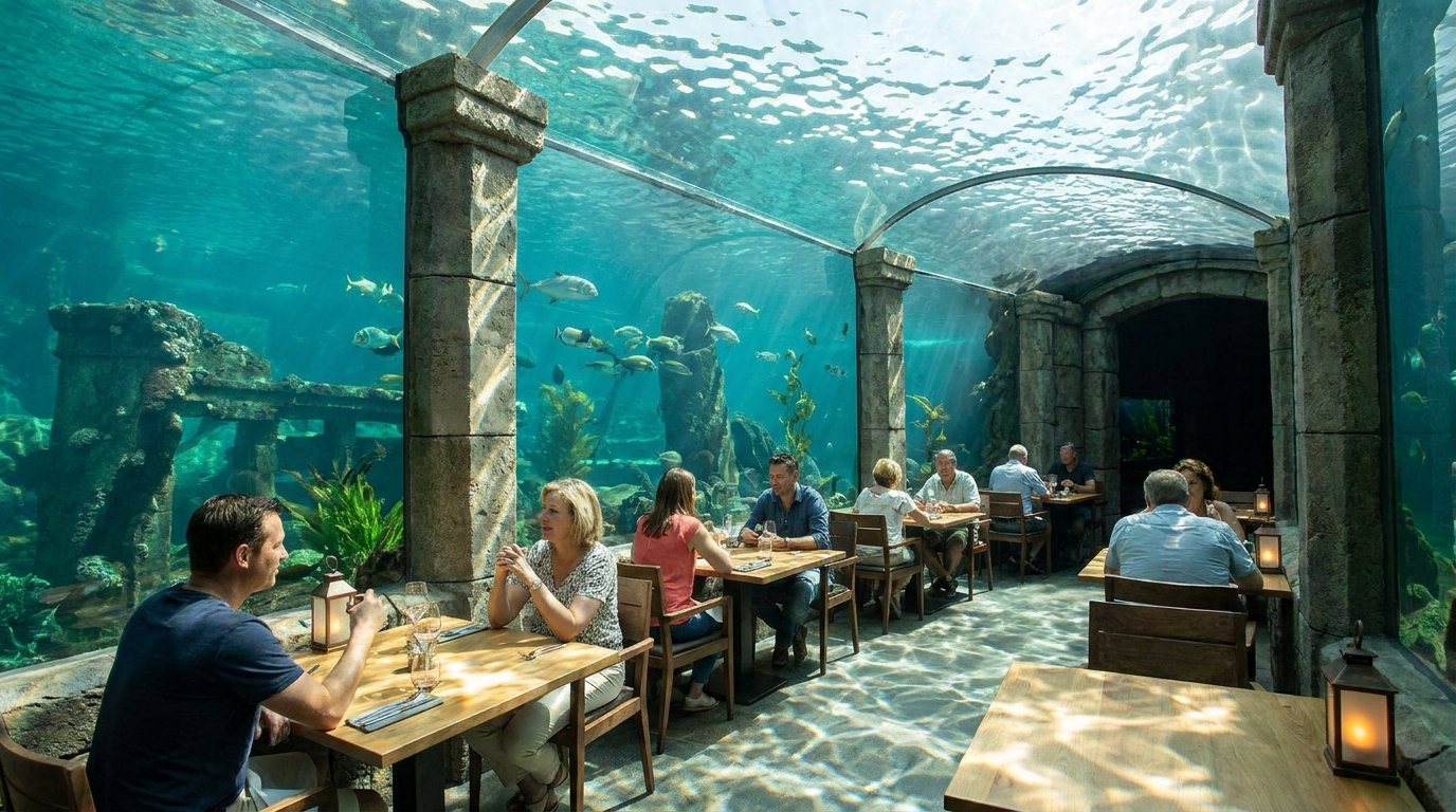 plongez dans l'univers unique de the abyss à pairi daiza, une expérience immersive inédite en europe alliant aventure et excellence gastronomique au cœur d'un cadre exceptionnel.