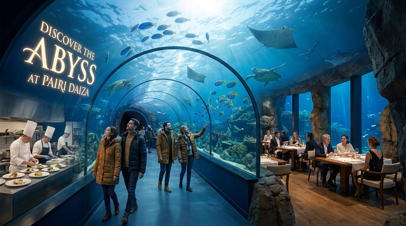 plongez dans l'aventure immersive de the abyss à pairi daiza et découvrez une expérience gastronomique unique en europe au cœur d'un univers fascinant.
