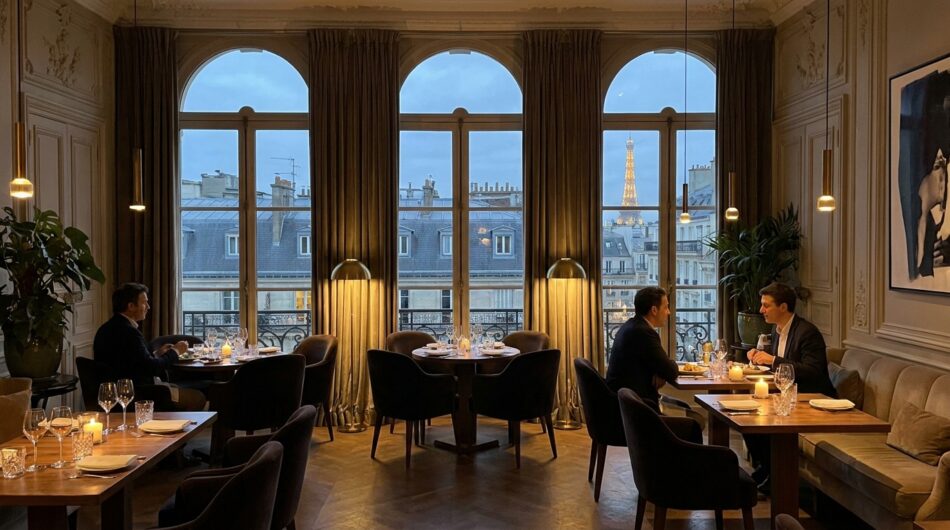 découvrez un restaurant secret au 8e étage dans le 17e arrondissement, un lieu unique pour une expérience culinaire exceptionnelle et intimiste.