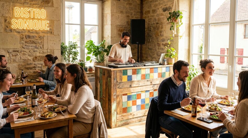 profitez d'un déjeuner animé avec une ambiance dj chez art now à saint-yrieix. musique live et cuisine savoureuse pour une pause gourmande et festive.