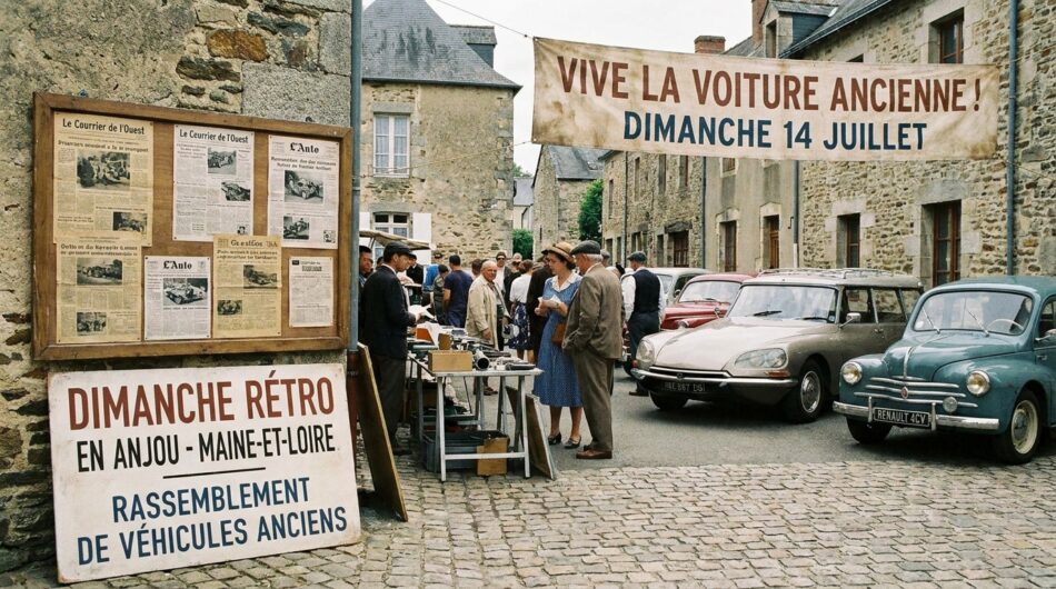 découvrez comment un restaurant du maine-et-loire se transforme en un véritable temple de la mécanique pour une journée exceptionnelle, du solex au tracteur, le temps d'un dimanche unique.