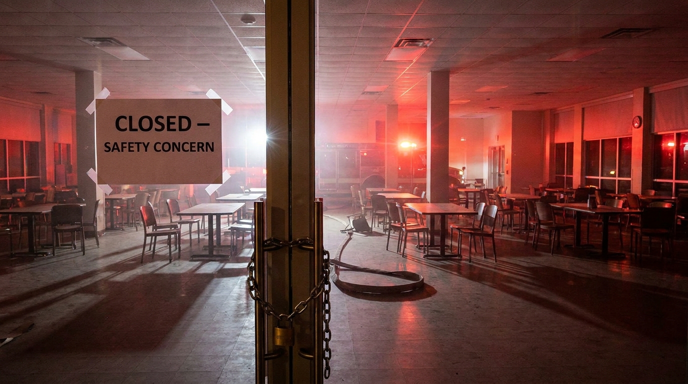 fermeture immédiate d'un restaurant du sud de rennes : l'établissement jugé défaillant du sol au plafond par arrêté municipal pour garantir la sécurité et la salubrité.
