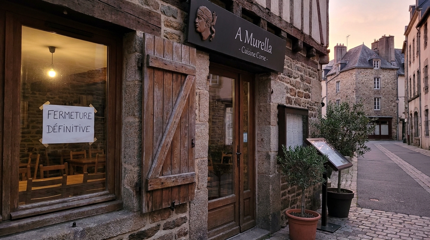 découvrez la fermeture d'un restaurant emblématique de la cuisine corse à rennes, un lieu chargé d'histoire qui tire sa révérence après des années de succès.