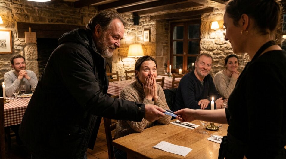 un acte de générosité près de lannion : un inconnu paie une addition de 25 euros dans un restaurant, témoignant d'une belle leçon d'humanité et de solidarité.