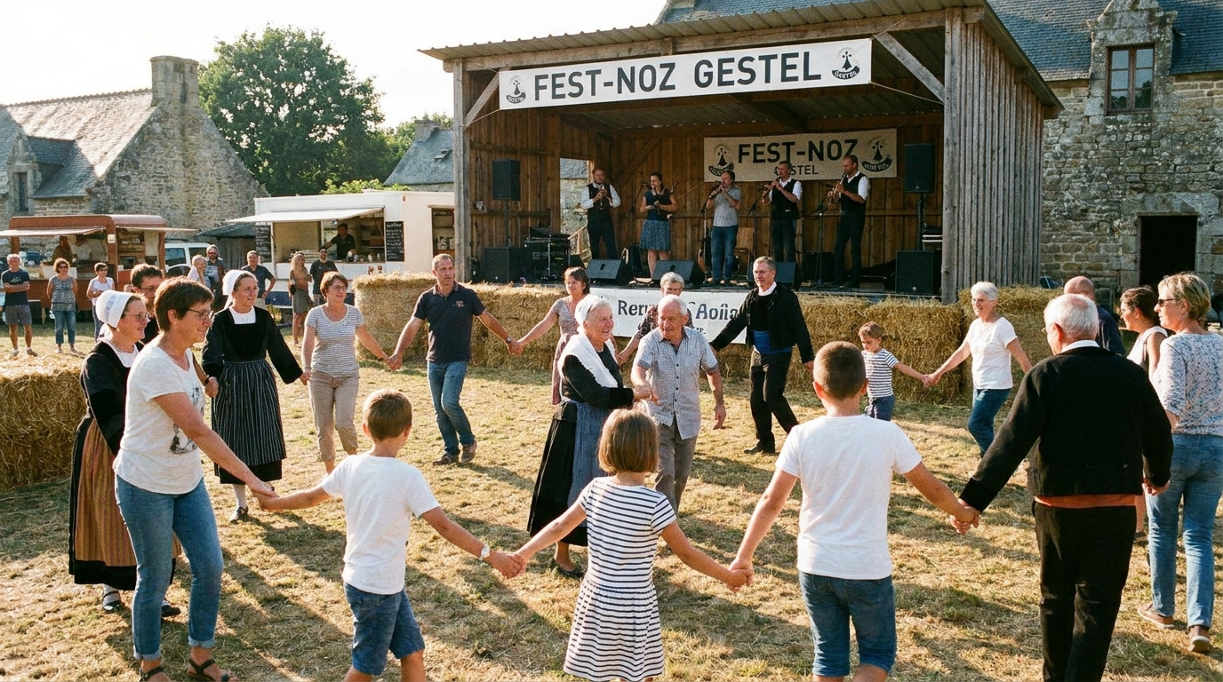 découvrez les journées festives à gestel ce samedi avec des concerts en plein air et un repas champêtre convivial pour toute la famille.