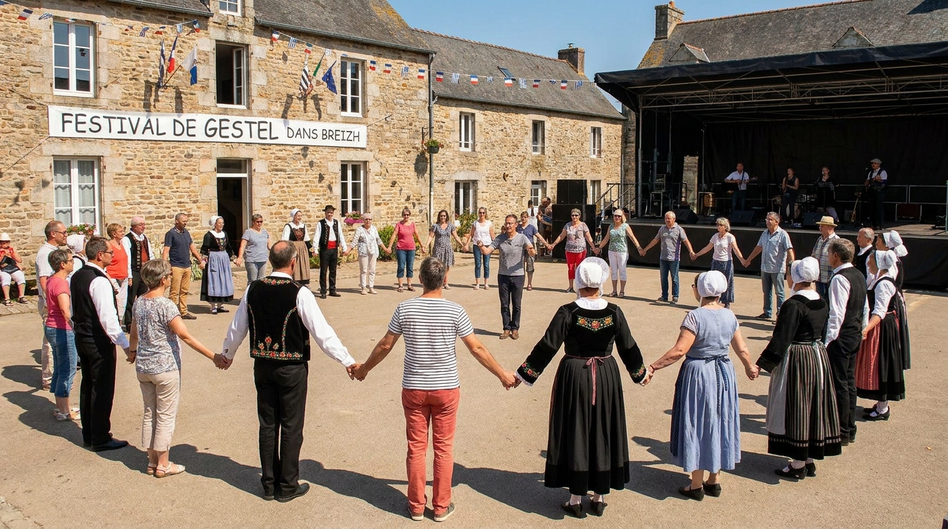 participez aux journées festives à gestel ce samedi avec des concerts en plein air et un repas champêtre convivial pour toute la famille.