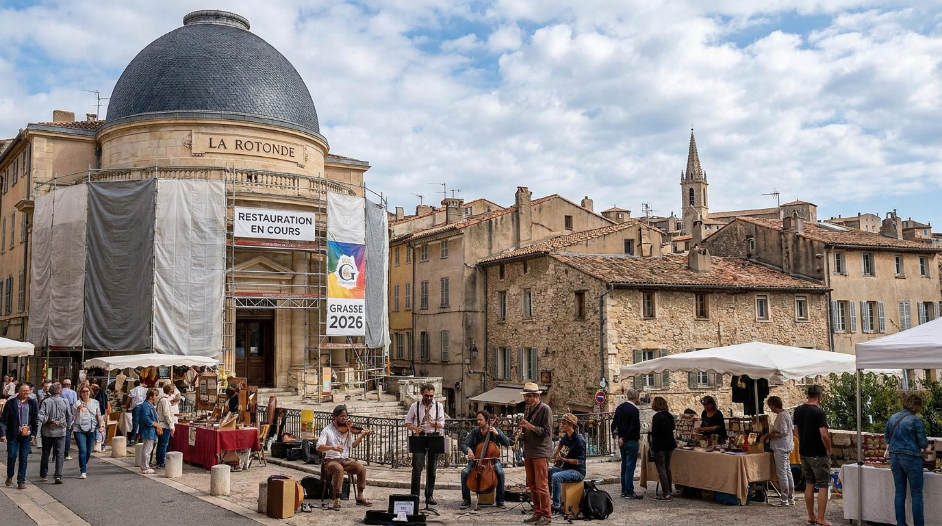 découvrez la restauration achevée d'un emblème historique à grasse, symbole vibrant de son riche héritage et de sa dynamique actuelle.