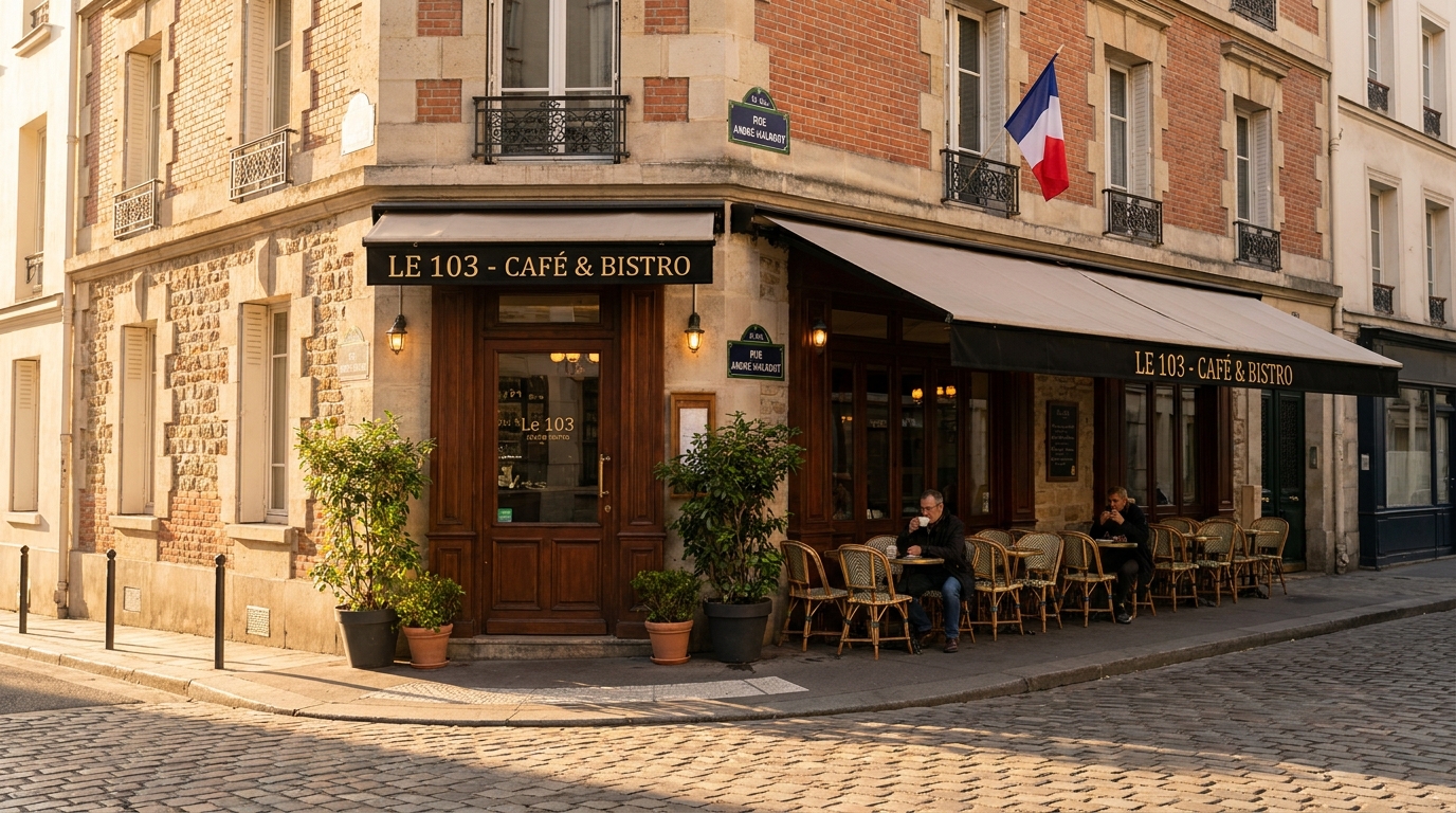 découvrez le 103, nouveau restaurant gourmand situé rue andré-halbout à vire, une adresse incontournable pour les amateurs de bonne cuisine.