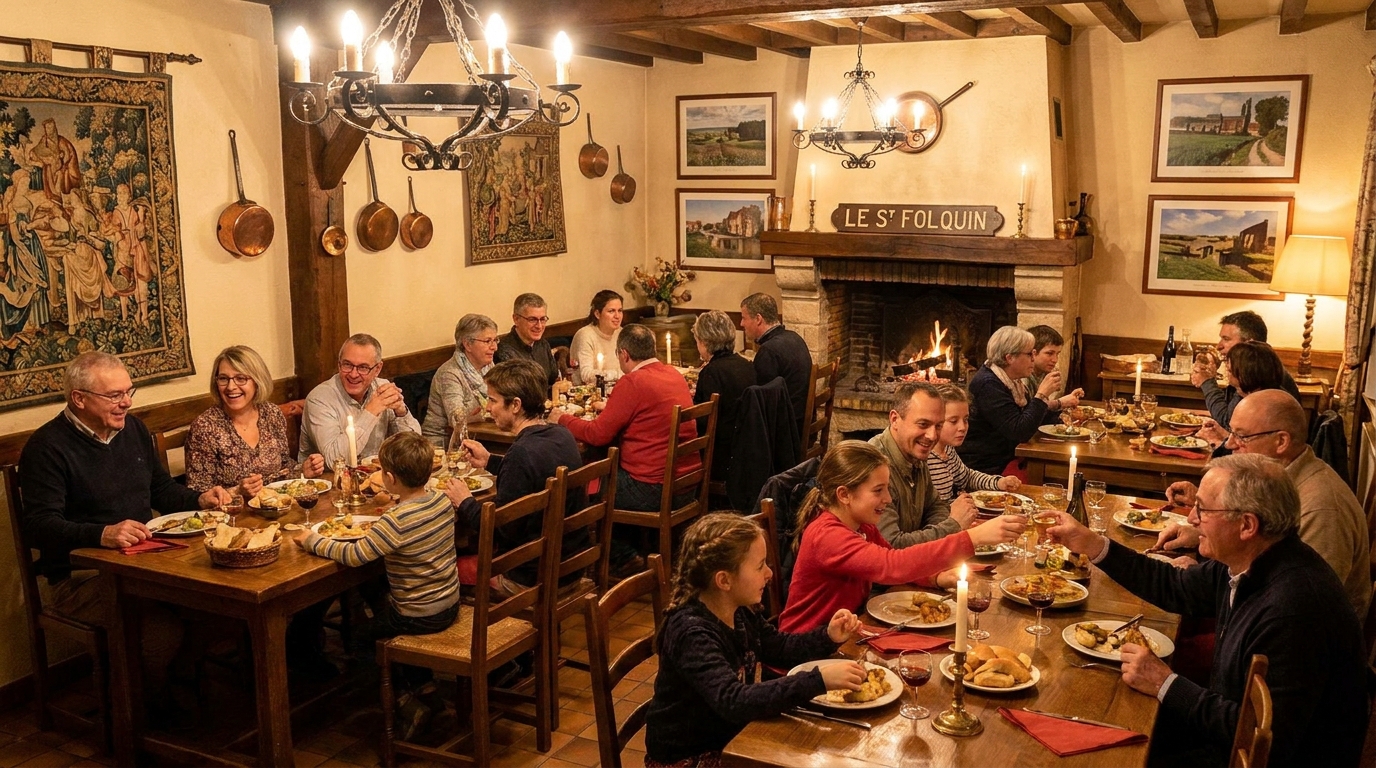 découvrez l'inauguration du restaurant familial le st folquin, un lieu chaleureux qui célèbre les saveurs locales authentiques et la convivialité.