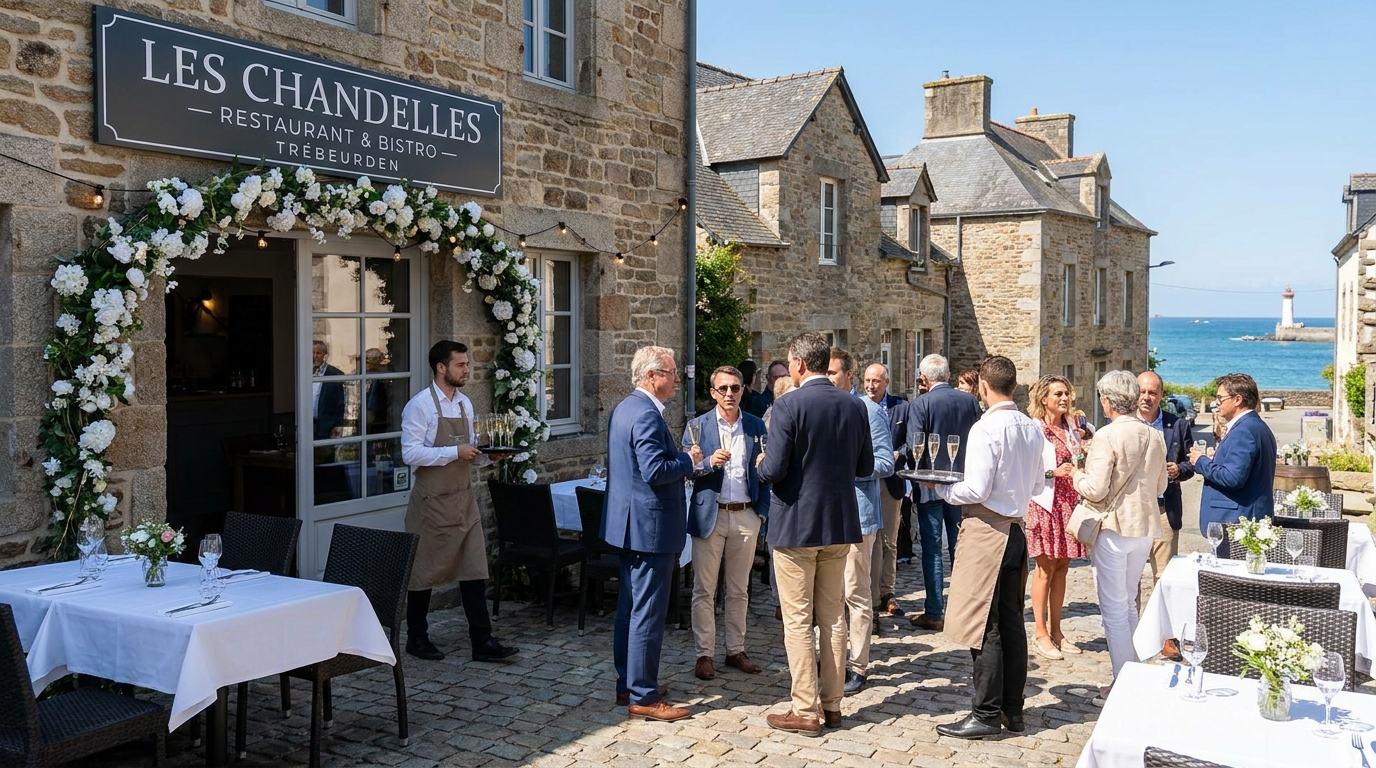 découvrez l'inauguration réussie des chandelles à trébeurden, avec un premier service prometteur ce jeudi midi. un nouveau lieu à ne pas manquer pour vos repas.