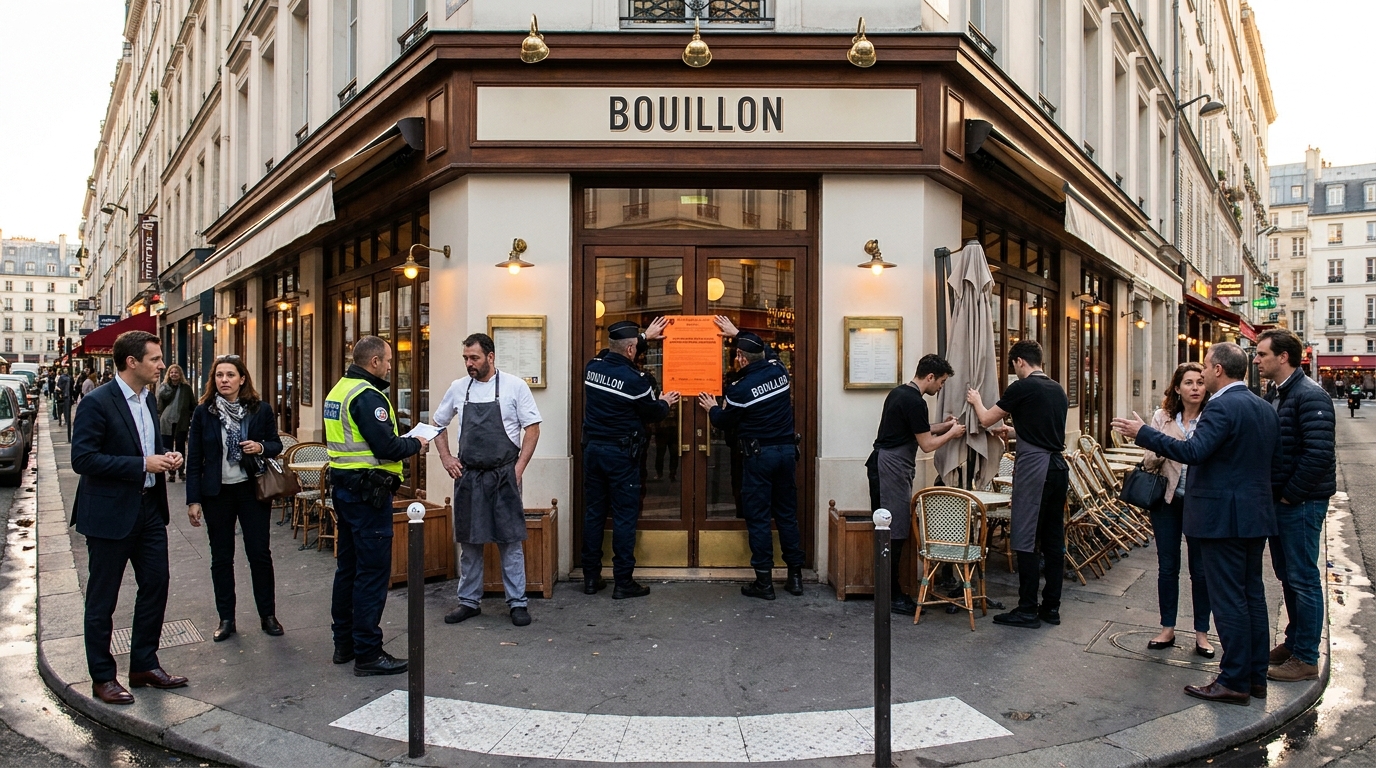 découvrez pourquoi le restaurant bouillon, inauguré en juin, a été contraint de fermer en urgence par les autorités. tous les détails sur cette fermeture exceptionnelle.