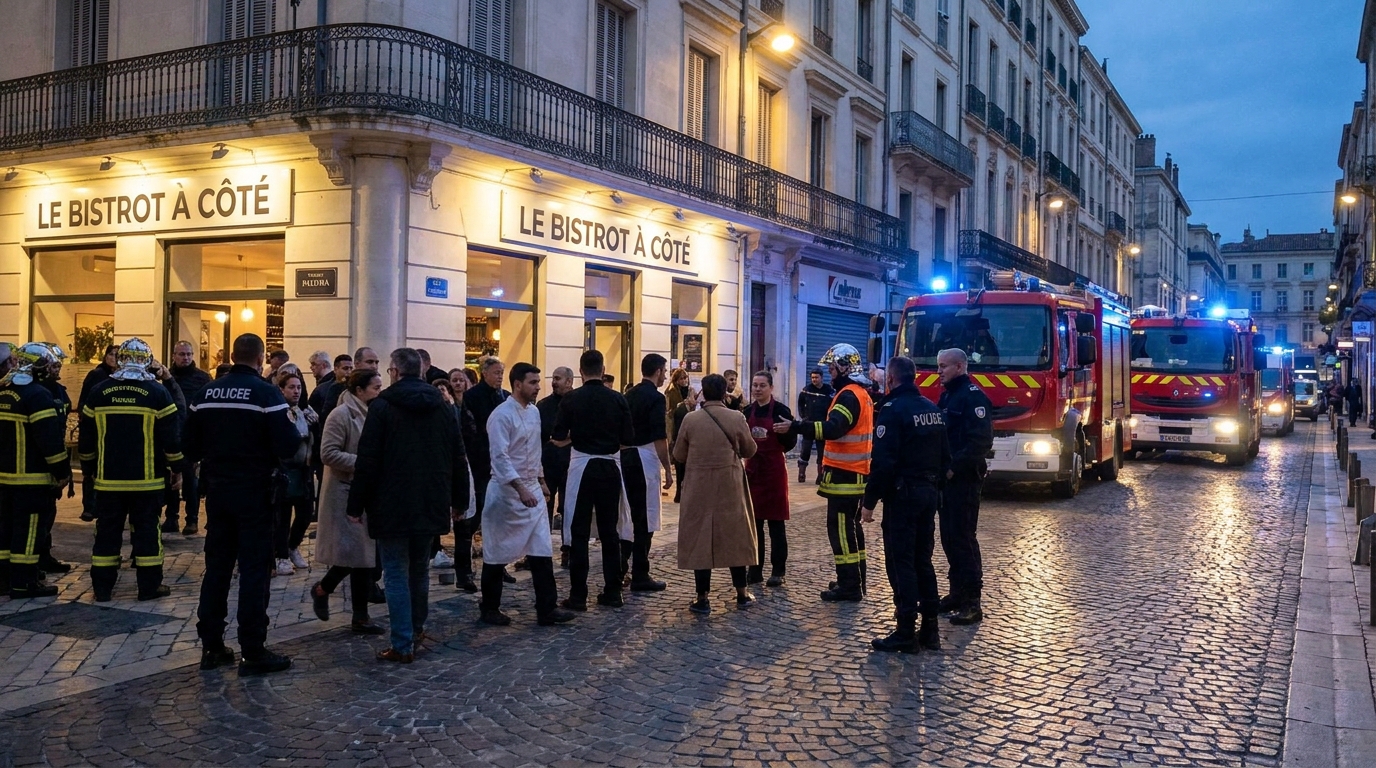 un incendie s'est déclaré au restaurant asiatique léopard, situé en face de la salle paloma à nîmes. heureusement, aucune victime n'a été signalée lors de cet incident.