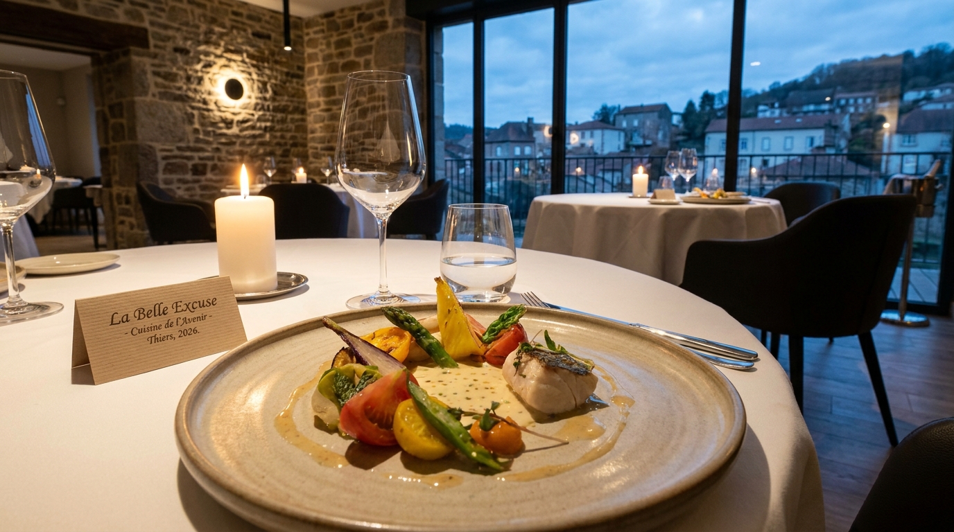 découvrez la belle excuse à thiers et son nouveau chef passionné qui révolutionne la cuisine du restaurant avec des saveurs authentiques et créatives.