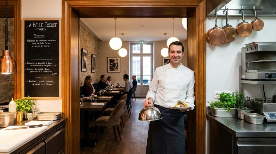 découvrez la belle excuse à thiers et son nouveau chef talentueux qui prend les commandes du restaurant pour vous offrir une expérience culinaire exceptionnelle.