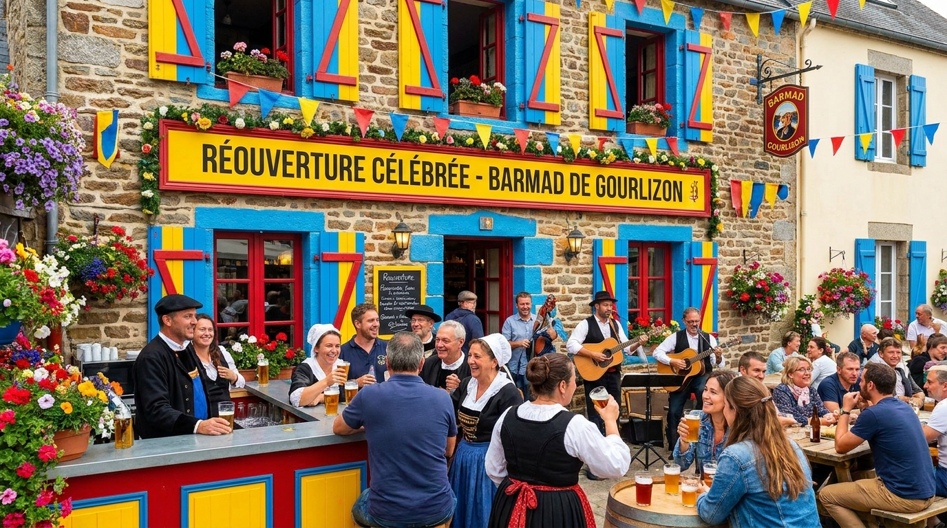 le barmad de gourlizon rouvre ses portes et vous accueille à nouveau. découvrez un lieu unique, bien plus qu’un simple commerce de proximité, où convivialité et qualité se rencontrent.