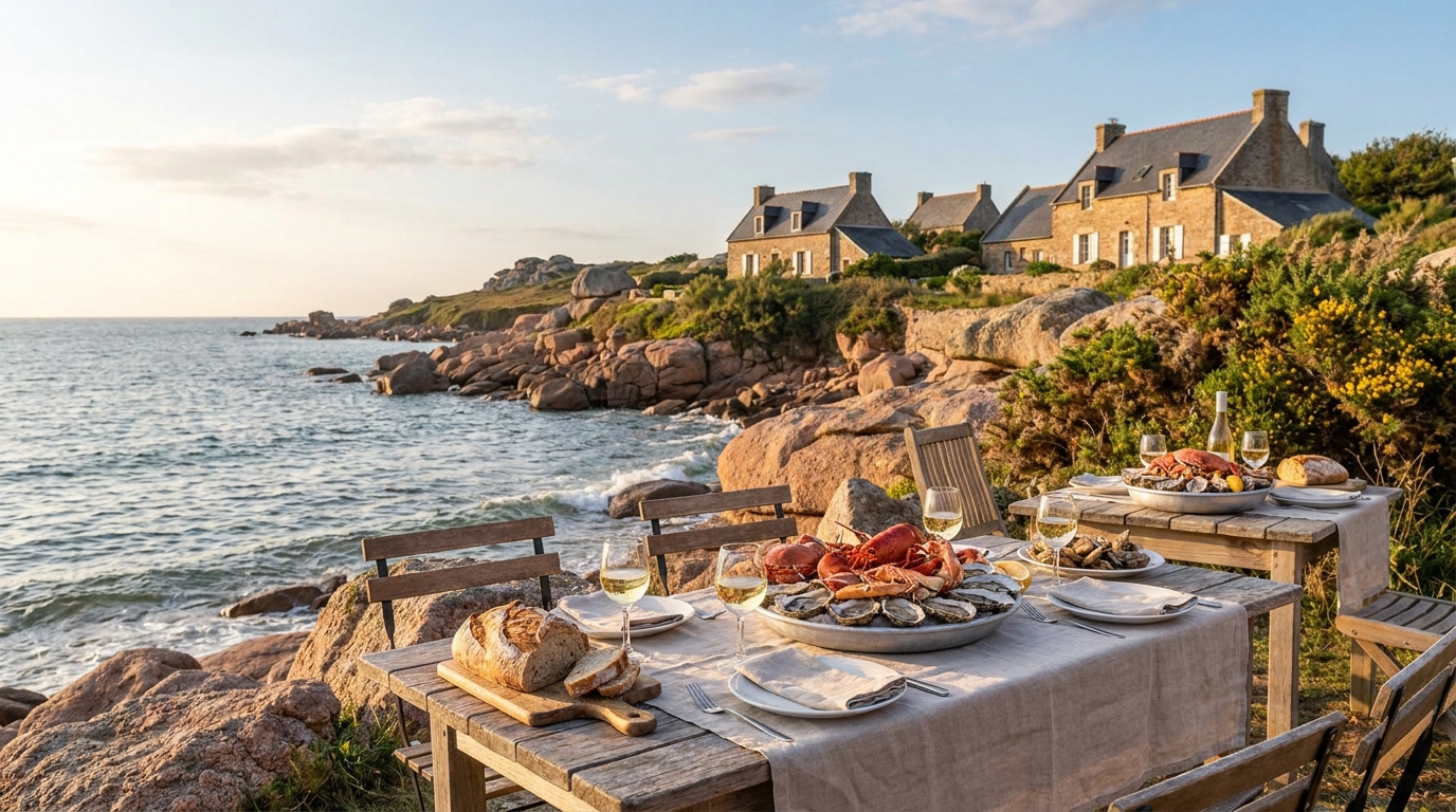 découvrez notre sélection des meilleures tables en bord de mer dans les côtes-d’armor, des adresses incontournables pour savourer des repas délicieux avec vue sur l'océan.
