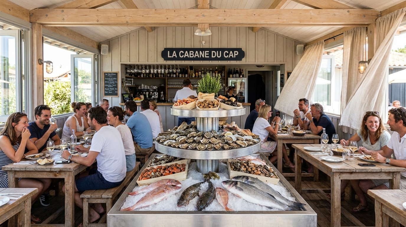 découvrez le restaurant familial préféré de marion cotillard au cap-ferret, avec un brunch à volonté à seulement 45€. un lieu convivial et savoureux à ne pas manquer.