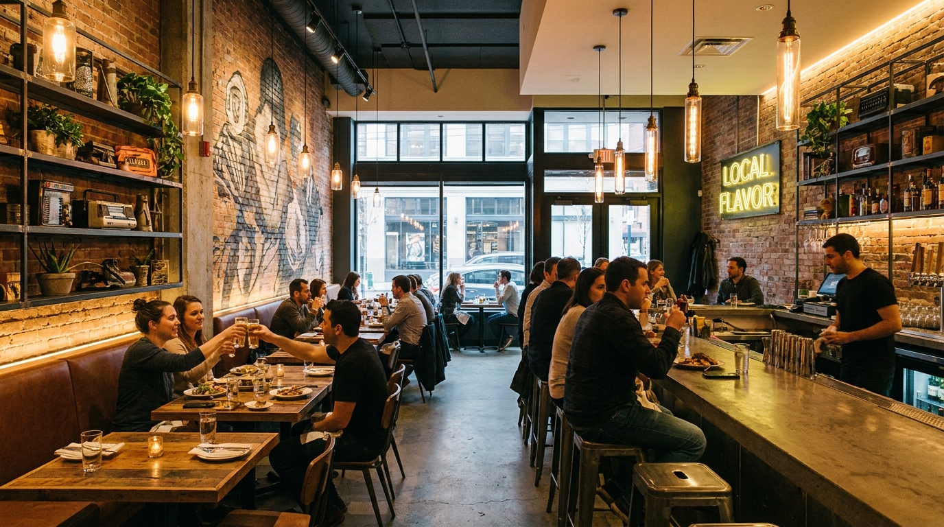 à la rentrée, un couple réalise son rêve en ouvrant le palladium, un nouveau restaurant convivial au cœur de la ville, où ils partagent leur passion et leur histoire.