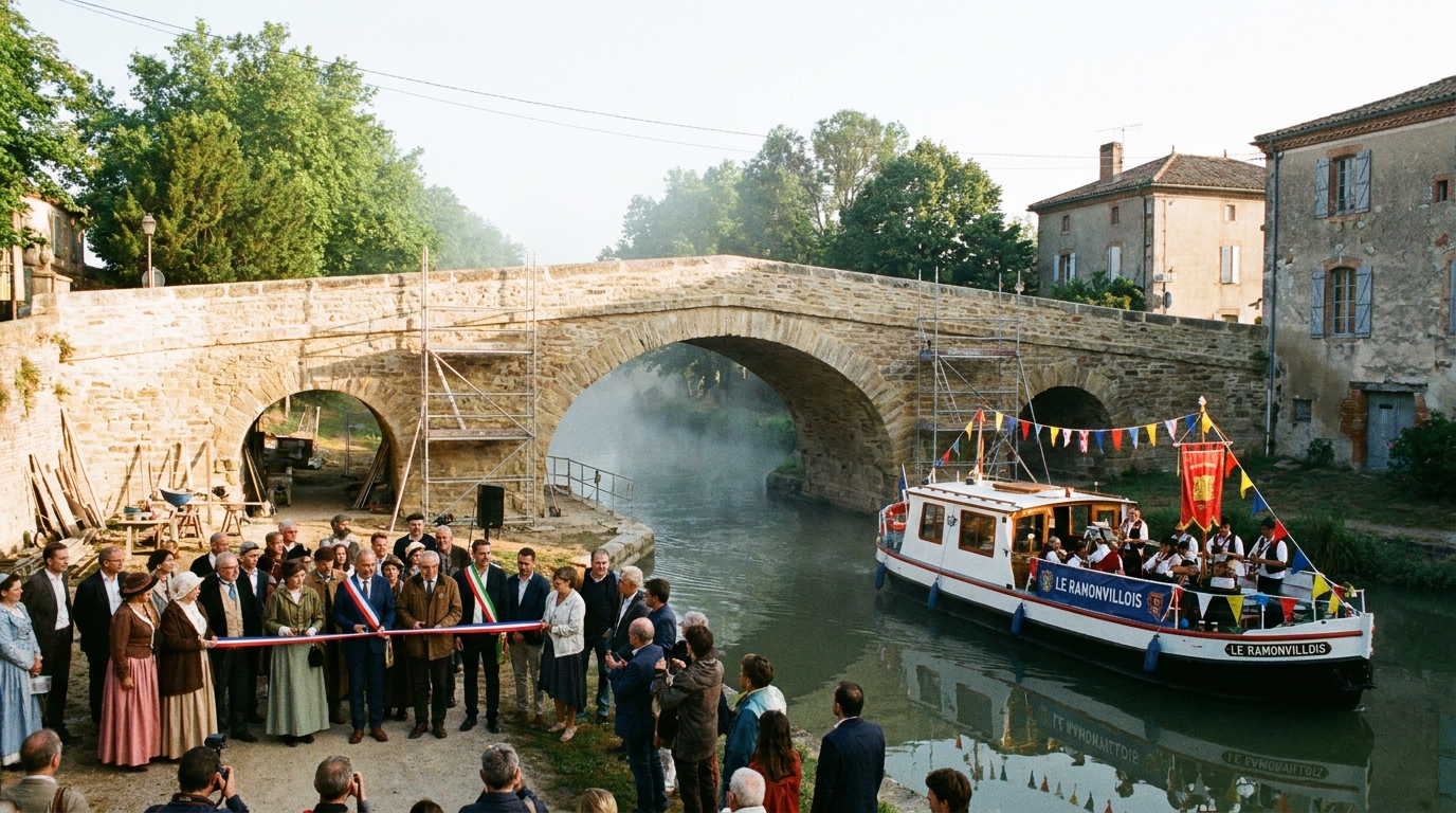 découvrez l'inauguration du pont 'mange-pommes' à ramonville-saint-agne, célébrant la fin de sa rénovation pour un accès sécurisé et renouvelé.