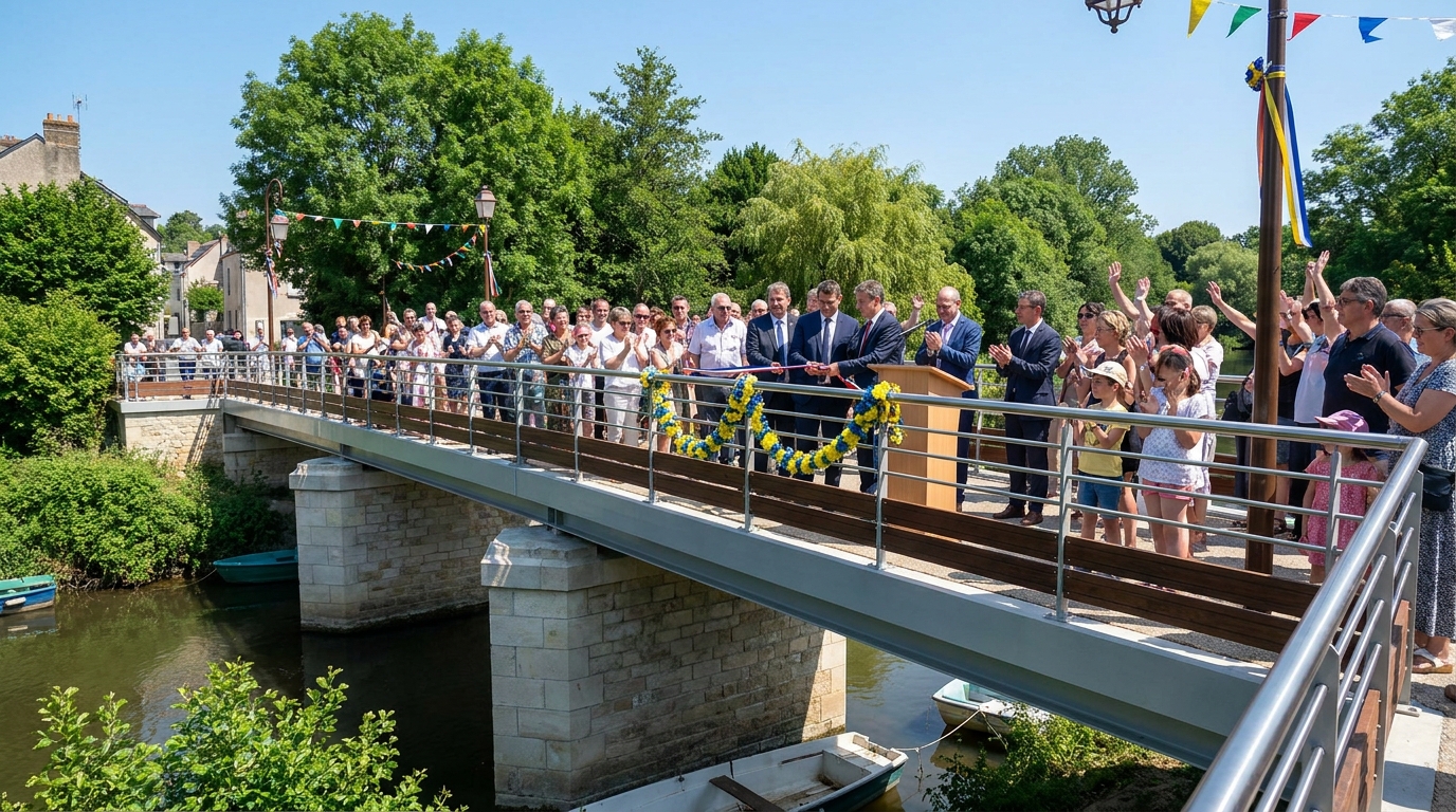 découvrez l'inauguration du pont 'mange-pommes' à ramonville-saint-agne, célébrant la fin de sa rénovation et son rôle renouvelé pour la communauté locale.