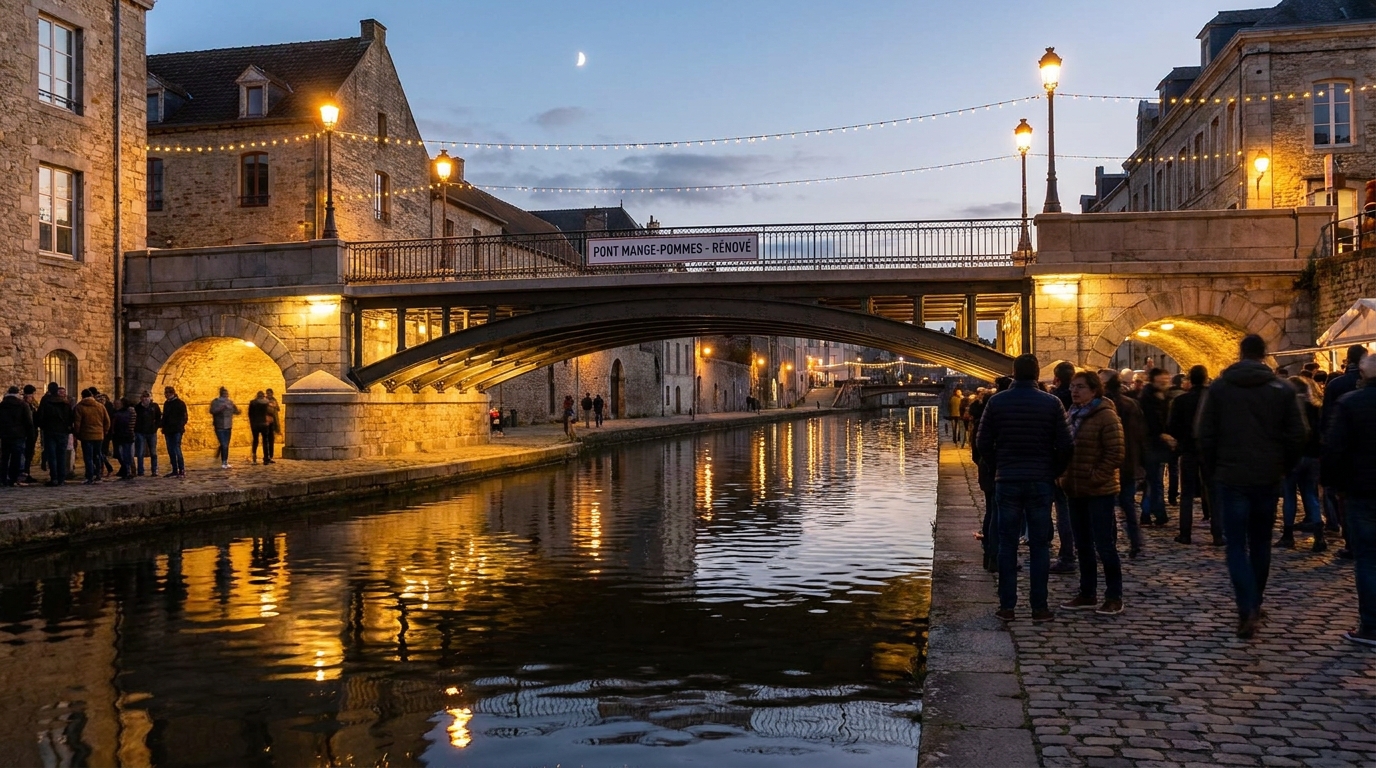 découvrez l'inauguration du pont 'mange-pommes' à ramonville-saint-agne, célébrant la fin de sa rénovation et son ouverture au public.