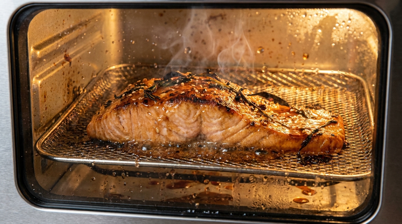 découvrez la recette gourmande du saumon façon toscane à l’airfryer, idéale pour régaler votre famille en vacances avec un plat savoureux et facile à préparer.