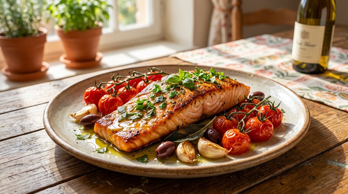 découvrez la recette gourmande du saumon façon toscane à l’airfryer, parfaite pour régaler votre famille pendant les vacances avec un plat savoureux et facile à préparer.