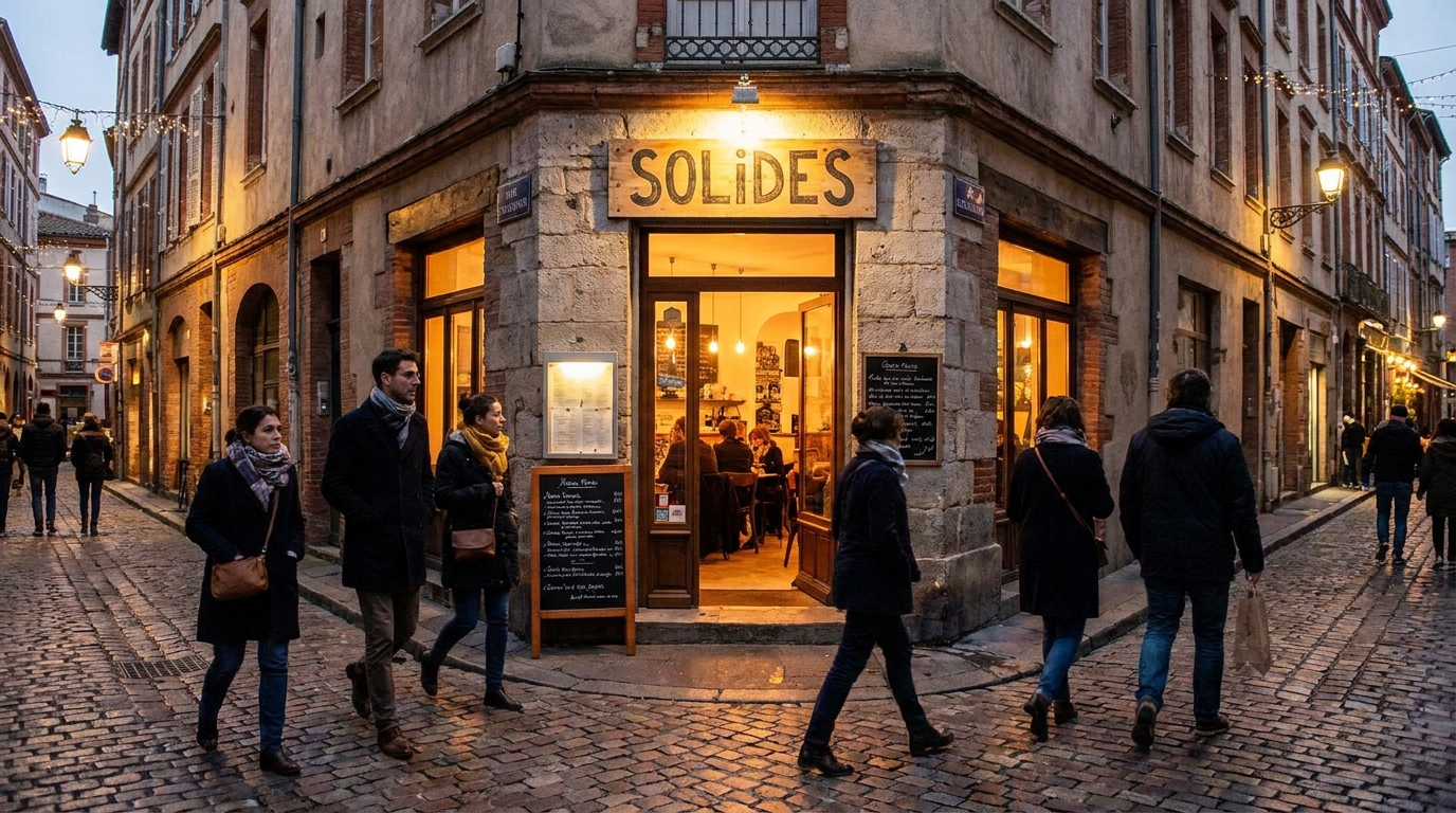 simon carlier, chef du restaurant solides, évoque les difficultés du secteur de la restauration et la menace de fermeture, soulignant l'absence d'une saison d'automne favorable cette année.