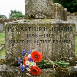 à thoiré-sur-dinan, des jeunes engagés restaurent huit tombes de soldats poilus, rendant hommage à la mémoire des héros de la première guerre mondiale.