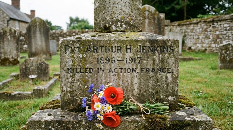 à thoiré-sur-dinan, des jeunes engagés restaurent huit tombes de soldats poilus, rendant hommage à la mémoire des héros de la première guerre mondiale.