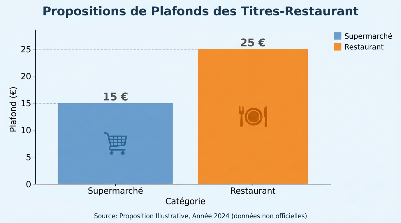découvrez les nouvelles restrictions possibles sur l'achat de titres-restaurant en supermarché, avec un plafond fixé à 15 euros pour limiter les dépenses.