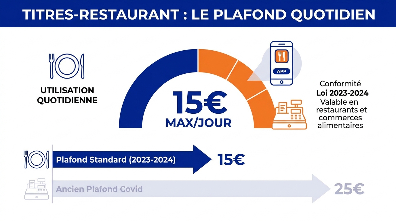 découvrez l'impact du plafond de 15€ pour les titres-restaurant en supermarché et ce que cela signifie pour les 6 millions de salariés concernés.