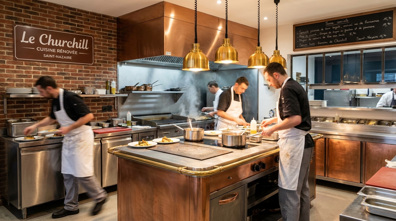 un an après un redressement judiciaire, le restaurant le churchill à saint-nazaire renaît avec une équipe pleine d'espoir et de dynamisme, retrouvant souffle et passion pour offrir une expérience culinaire unique.